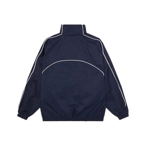 เสื้อแจ็คเก็ตวินด์เบรกเกอร์ไนลอนสีแดงแบบกลับด้านได้สำหรับผู้ชาย  ลายเรียบ  ชุดกีฬาสำหรับผู้หญิงสำหรับกิจกรรมกลางแจ้ง - Product Image 2