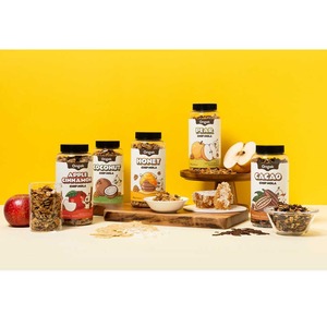 [FARMTOGLOBAL] Ongok Honey Chipnola Whole Grain Honey Baked Granola Cereal Korean <b>Snack</b> Food for Breakfast - Product Image 1