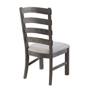 Wallace & Bay Rusti marrone imbottito sedie da pranzo Set di 2 - Product Image 3