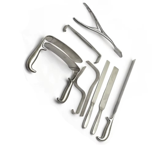Kit de canules d'infiltration et de récolte BBL en acier inoxydable de qualité supérieure, 9 pièces, pour lifting fessier brésilien - Product Image 6
