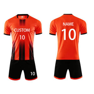 เสื้อฟุตบอลแบบใหม่ OEM ขายดี เสื้อฟุตบอลสั่งทำพิเศษ แขนสั้น ไม่มีลาย เสื้อฟุตบอลแบบซับลิเมชั่น คุณภาพสูง - Product Image 2