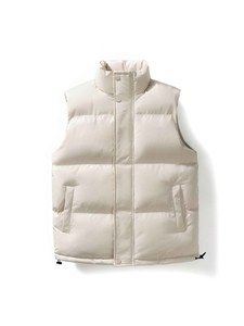 Customized Design Fashion Padded <b>Gilet</b> <b>Men</b> Puffer Vest Zip up Sleeveless Quilted Padded Waistcoat Outerwear Streetwear Apparel - Product Image 1