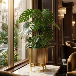 Wholesale Metal Flower <b>Pots</b> with Modern Design for Bulk Buyers Amazingly Crafted By KRAFTWORLD - Product Image 6