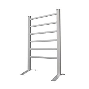 Scaldasalviette Elettrico da Parete per Bagno, 6 Barre in Acciaio Inossidabile, Stendino Riscaldante per Asciugatura Rapida - Product Image 1