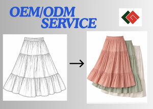 Women's Maxi <b>Skirt</b> Vietnam clothing manufacturer OEM ODM Woman Clothes Customized label Customized fabric Wholesale clothing - Product Image 2