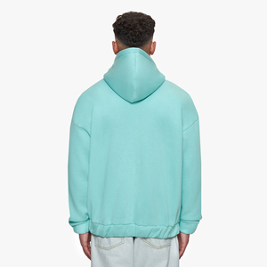 Men basics oversized zipper hoodie tone casual style soft fleece cotton fabric full <b>zip</b> <b>hooded</b> relaxed loose fit winter wear - Product Image 2