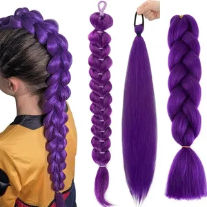 Extensiones de Cabello Humano Liso Indio Rosa, Cabello Virgen Remy Largo, Base de Seda, Doble Trama, 100% Densidad, Color Personalizable HD - Product Image 3