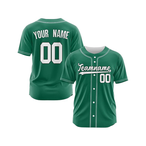 Jersey de Béisbol Personalizado de la Mejor Calidad, Unisex, con Botones, Sublimado, Uniforme de Equipo, Transpirable, Tallas Grandes, Secado Rápido - Product Image 2