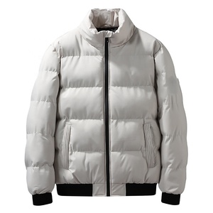 Manteaux épais pour hommes automne-hiver, fabrication pakistanaise, vente en gros, modèles courts avec col montant et fermeture éclair, veste chaude pour hommes - Product Image 2