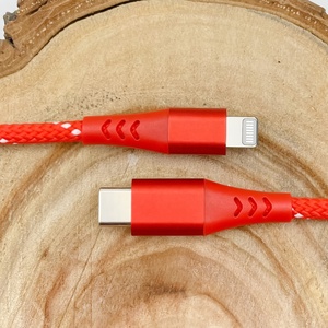 MFI chứng nhận iPhone sạ<span class=keywords><strong>c</strong></span> <span class=keywords><strong>c</strong></span>áp loại <span class=keywords><strong>C</strong></span> để sét chất lượng cao 2 mét, bện Nylon kim loại <span class=keywords><strong>c</strong></span>ắm Thuế miễn phí USA 888 2 m - Product Image 5