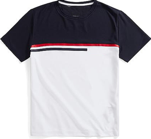 Camisetas de Verano para Hombre, Tallas Grandes, Holgadas, Anti-Pilling, Mezcla de Poliéster/Algodón - Product Image 1