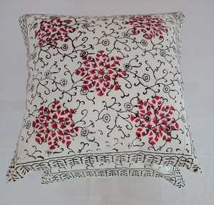 Housse de coussin jacquard imprimée au bloc, taie d'oreiller décorative douce et respirante pour lit et canapé - Product Image 1