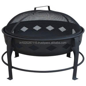 Rustic farmhouse style iron <b>fire</b> <b>pit</b> ideal for garden decoration adding traditional warmth and beauty to outdoor living - Product Image 6