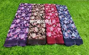 Sari de georgette premium con estampado floral y blusa, ideal para fiestas, ligero, ropa étnica, proveedor mayorista para exportación. - Product Image 3