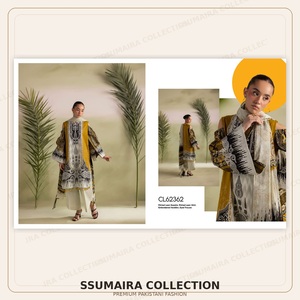 Colección de Césped Gul Ahmed Bagheecha 2026 |   3 Conjuntos de Trajes de Lino Bordados Estampados |   Ropa de Mujer Paquistaní al por Mayor - Product Image 3