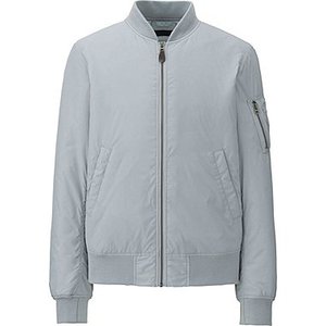 Blouson bomber coupe-vent pour homme, blanc, léger, veste de vol, vêtements d'extérieur - Product Image 1