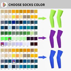 ERID SPORTS OEM ODM Manchons de compression personnalisés avec logo pour hommes et femmes, protection UV, rafraîchissants, séchage rapide, en Spandex/Polyester - Product Image 6