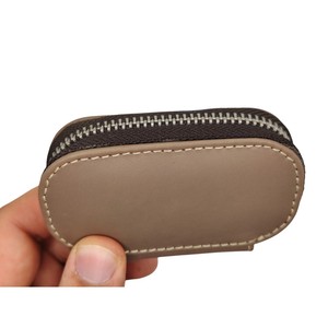 Custom Logo Genuine Leather Universal Promotional Gift <b>Car</b> Brand Keys Holder Bag case with <b>Hook</b> for All Brands Premium Designer - Product Image 3