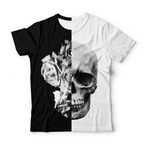 เสื้อยืดคอกลมแขนสั้นผู้ชายขายส่ง พิมพ์ลายแบบซับลิเมชั่น สไตล์ฮิปฮอป สำหรับฤดูใบไม้ผลิและฤดูร้อน เสื้อผ้าลำลองแนวสตรีท โพลีเอสเตอร์ 100% - Product Image 3