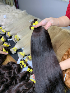 ผมแท้จากผู้บริจาคคนเดียว ผมเวอร์จินแบบเป็นมัด ต่อผมย้อมสี โรงงานเวียดนาม ผู้จัดจำหน่ายขายส่งพิเศษ ผมตรง Nasa - Product Image 5