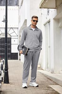 Conjunto Deportivo Profesional para Hombre, Ropa Deportiva Personalizada, Chaqueta con Cierre Completo, Pantalones Deportivos de Alto Rendimiento - Product Image 2