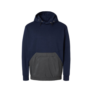Sweat à capuche respirant d'hiver au design tendance avec grande poche, fermeture éclair tissée personnalisée et ajustable - Product Image 4