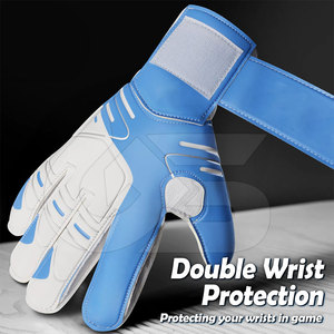 Produit phare, vente directe d'usine, gants de gardien de but en cuir de haute qualité, antidérapants, imperméables, fabriqués au Pakistan, nouveaux - Product Image 5