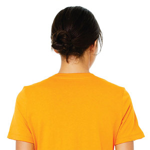Camiseta Básica para Mujer, de Algodón Suave, Corte Ajustado, Manga Corta, Estilo Casual Urbano, con Logotipo Personalizado, Fabricante Mayorista - Product Image 4