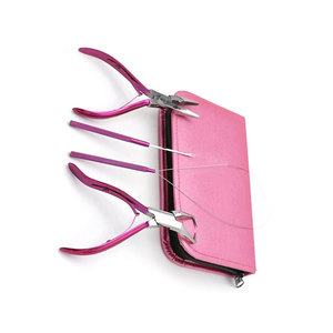Kit de alicates para extensiones de cabello, herramientas profesionales para aplicación, eliminación y ajuste de extensiones de cabello para peluqueros y estilistas - Product Image 2