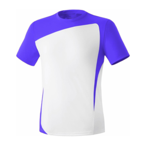 Camiseta de Fútbol para Hombre, Roja y Blanca, con Bloques de Color, Manga Corta, Cuello Redondo, Poliéster que Absorbe la Humedad, Corte Regular, para Todas las Temporadas - Product Image 2
