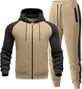Conjunto Deportivo Personalizado para Hombre, Sudadera con Capucha, Pantalones Jogger, Ropa Deportiva Informal para Gimnasio, Fitness, Running, Venta al Por Mayor - Product Image 1