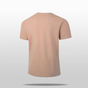 เสื้อยืดแขนสั้นคอโอ ทรงปกติ สีพื้น ผ้าถักเนื้อนุ่ม ระบายอากาศได้ดี ผลิตจากผ้าฝ้ายเจอร์ซีย์ 100% สำหรับผู้ชาย สีขาว - Product Image 5
