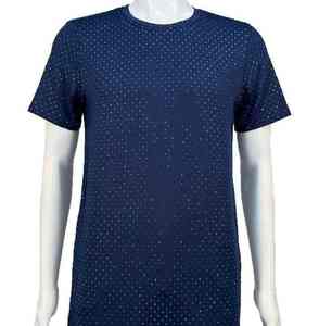 Pyjama pour homme en coton tricoté respirant à séchage rapide, col rond, manches longues, deux pièces, style coréen décontracté, col roulé, pour l'automne - Product Image 2