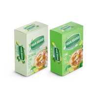 Exportateur vietnamien poudre de prémélange de thé instantané 3in1 sachets de boisson en poudre épicée emballage de boîte de thé thé instantané au miel et au gingembre