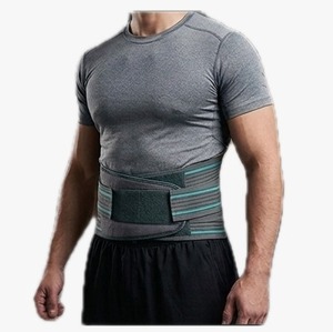 Ceinture de soutien lombaire Orthowrap post-chirurgicale respirante avec fermeture auto-agrippante gris-vert émeraude, équipement de réadaptation hospitalière OW239 - Product Image 3