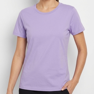 T-shirt Femme Très Demandé en Coton Premium, Manches Courtes, Col Rond, Confortable, Doux, Respirant, Anti-UV, Idéal Été, Vente en Gros - Product Image 1