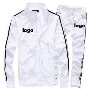 Survêtement d'entraînement personnalisé OEM 2025 pour homme, respirant, 100 % polyester, col montant, demi-fermeture éclair, manches longues - Product Image 5