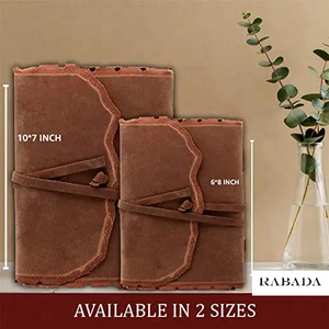 Vintage Brown Soft Leather Bound Journal Antique Handmade <b>Notebook</b> <b>Blank</b> Spell Book Journal Diary - Product Image 5
