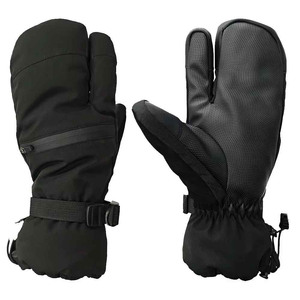 Guantes de esquí impermeables OEM personalizados de 3 dedos, unisex, térmicos, aislantes, para snowboard, antideslizantes, con cremallera. - Product Image 6