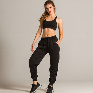 Pantalones Deportivos de Forro Polar de 320 GSM para Mujer, Pantalones de Chándal con Cordón en la Cintura, Ecológicos, para Hacer Ejercicio, Hacer Ejercicio en Casa o para Dormir - Product Image 2