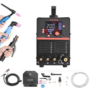 Saldatrice e Tagliatrice 3-in-1: Tagliatrice al Plasma Senza Contatto 50A, Saldatrice TIG Digitale 200A, Macchina Combinata 110/220V per Saldatura CUT/TIG/MMA - Product Image 1