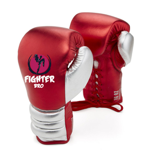 Guantes de Boxeo MMA de Cuero Sintético, Equipo de Entrenamiento de Muay Thai y Kickboxing, Logotipo Personalizado, Estilo Profesional - Product Image 4