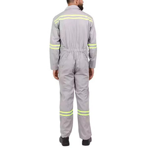 Combinaison de travail respirante et écologique en polyester et coton de haute qualité, uniforme de sécurité pour les travailleurs - Product Image 2