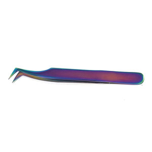 Curved <b>Eyelash</b> Extension Tweezers Precision Isolation Lash Applicator <b>Tool</b> for Professional Salon Makeup and <b>Beauty</b> Lash Tweezer - Product Image 1