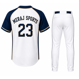 Comfortable <b>baseball</b> jersey for men with customized logo printing and quick dry performance polyester fabric - Product Image 3