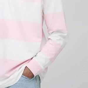 Polos de manga larga para hombre de alta calidad, 100% algodón, 350 GSM, diseño liso, corte regular, transpirables, para equipo. - Product Image 4