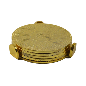 Ensemble de dessous-de-verre standard, tailles personnalisées, supports de table en métal massif pour boissons, thé, café, petit-déjeuner, plusieurs couleurs, tapis de banque unis et peints - Product Image 2