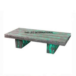 Solid Wooden <b>Table</b> Perfect for Bedroom Spaces Brown Finished Other Home Furniture <b>Desk</b> Geometric Shape - Product Image 4