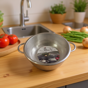 Panier de drainage rond de 22,5 cm CESTA MULTIUSOS - Passoire et égouttoir polyvalents - Product Image 2