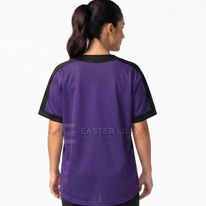 Vente directe d'usine, maillot de softball à manches courtes, nouveau style, vêtements de sport, maillot de softball de haute qualité - Product Image 2